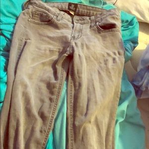 Gray skinny jeans